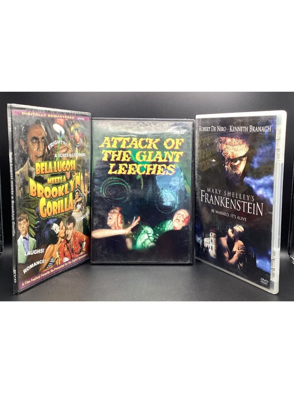 Frankenstein, Bela Lugosi Meets a Brooklyn Gorilla, Attack of the Giant Leeches